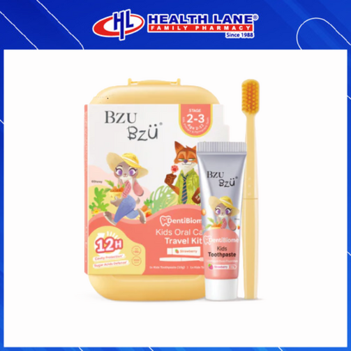 BZU BZU DentiBiome Kids Oral Travel Kit (Stage 2-3) 1SET BZU BZU DentiBiome Kids Oral Travel Kit (Stage 2-3) 1SET